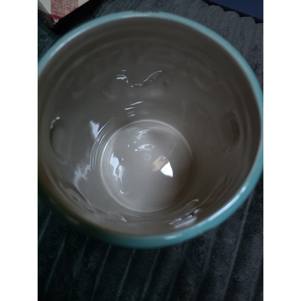 vintage rooster collection, turquoise utensil holder - Picture 3 of 4
